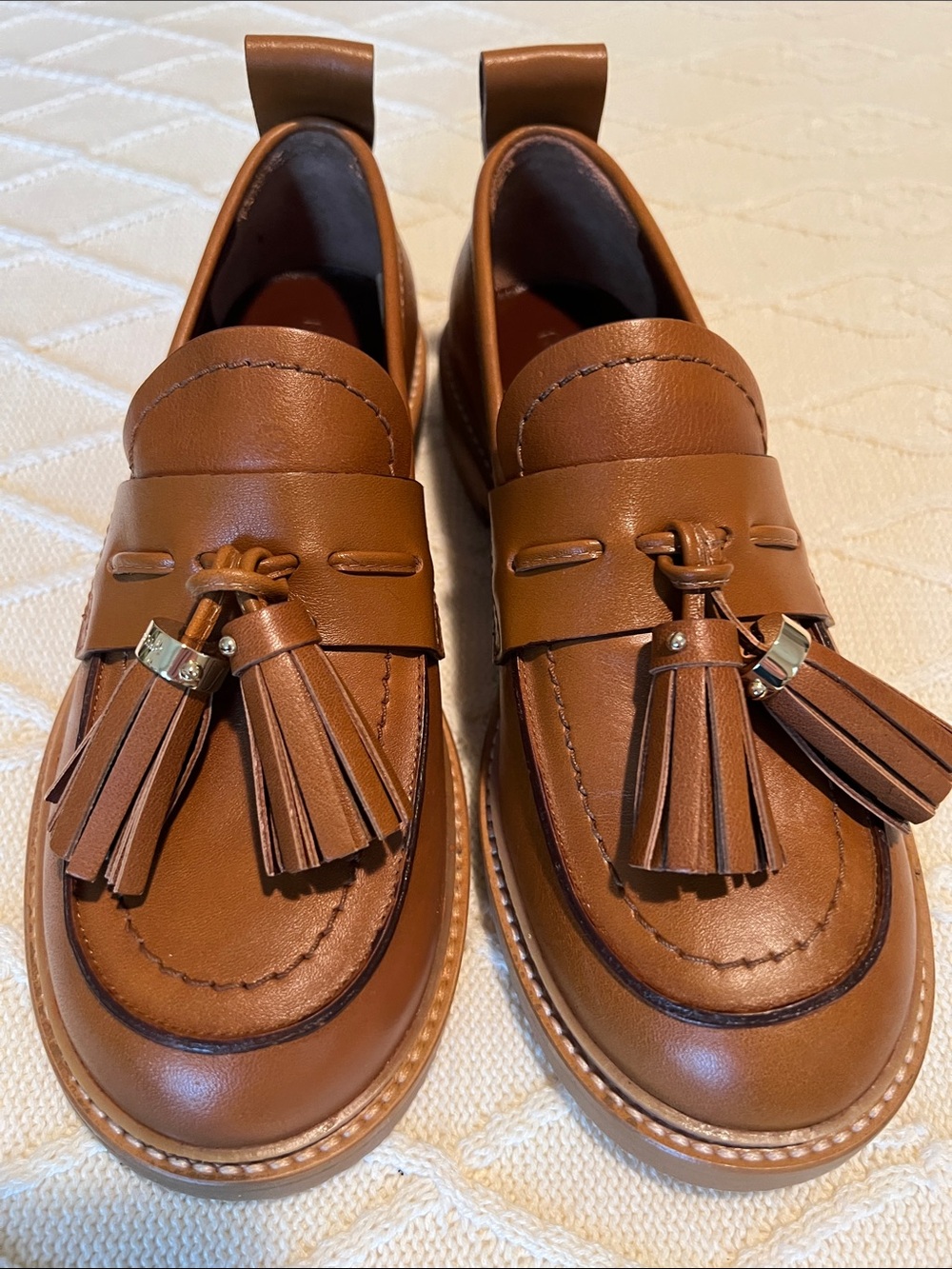 Tassel Loafers in Tan by SeeByChloe - NEW size 6